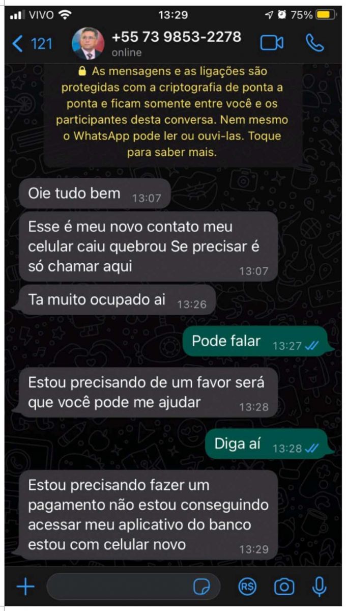 Prefeito de Porto Seguro faz alerta sobre golpe que estão tentando dar em seu nome 6